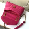 Haiyuan Original M58553 Rose Red LV New Wave Chain Bag with V-Shaped Quilting