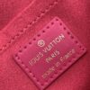 Haiyuan Original M58553 Rose Red LV New Wave Chain Bag with V-Shaped Quilting