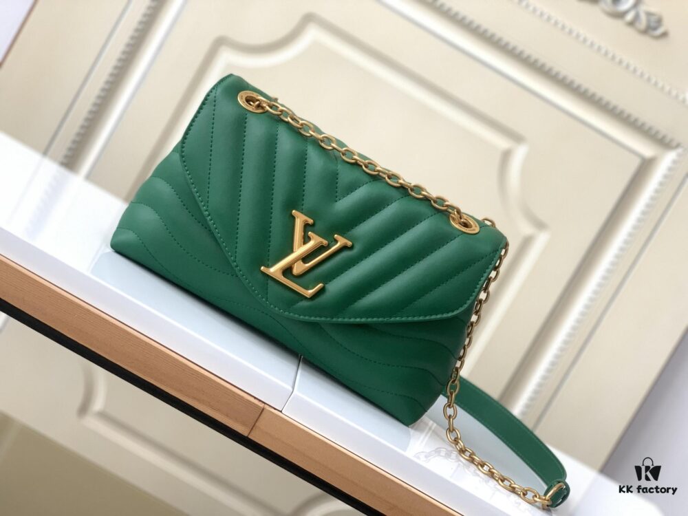 LV NEW WAVE Chain Bag V-Quilting Handbag M58664 Green 58552 Black 58552 Apricot Yellow 58549 White 58550 Coffee 58664 Green 58553 Rose Red