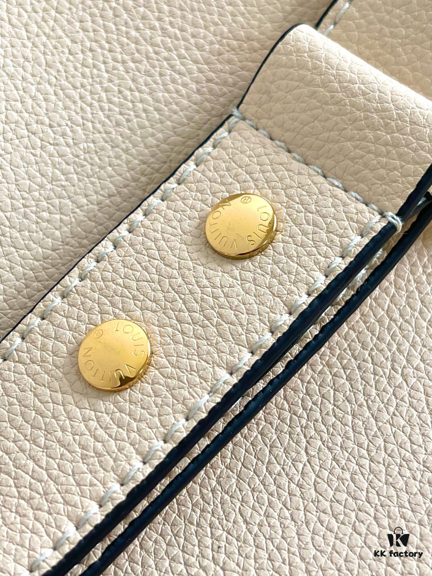 Haivan Official Solo Real Shot Full Leather Bucket Bag Chain Bag Series Lock and Walk Handbag M24006 Black M24638 White M24165 Brown