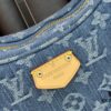 Upgraded Original M46856 Denim High-Grade Quality M46828 Vintage LV Monogram New 2024 Style Horn Shoulder Strap Adjustable Pea Bag with Extra Pendant Mini Bag Waist and Enhanced Design
