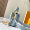Upgraded M23198 Sky Blue with Gold-Tone Hardware Capucines Mini Handbag
