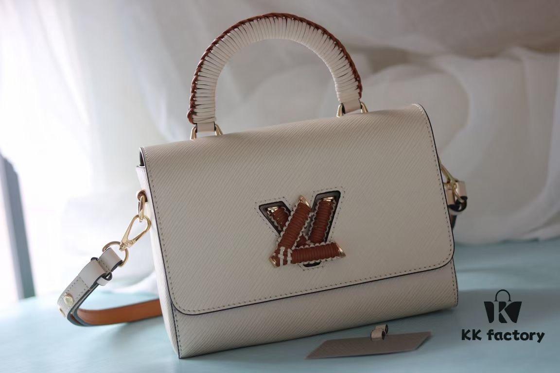 Top-Quality Authentic LV Twist Medium Handbag in Epi Grained Leather, Model No.: 50392/22229/22236