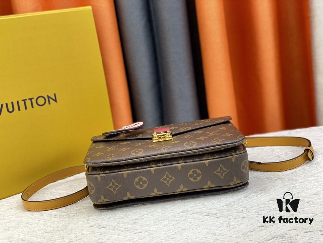 Upgraded Original M40780 POCHETTE METIS Handbag M44668 Burgundy M45152 White M43984 Orange Messenger Bag