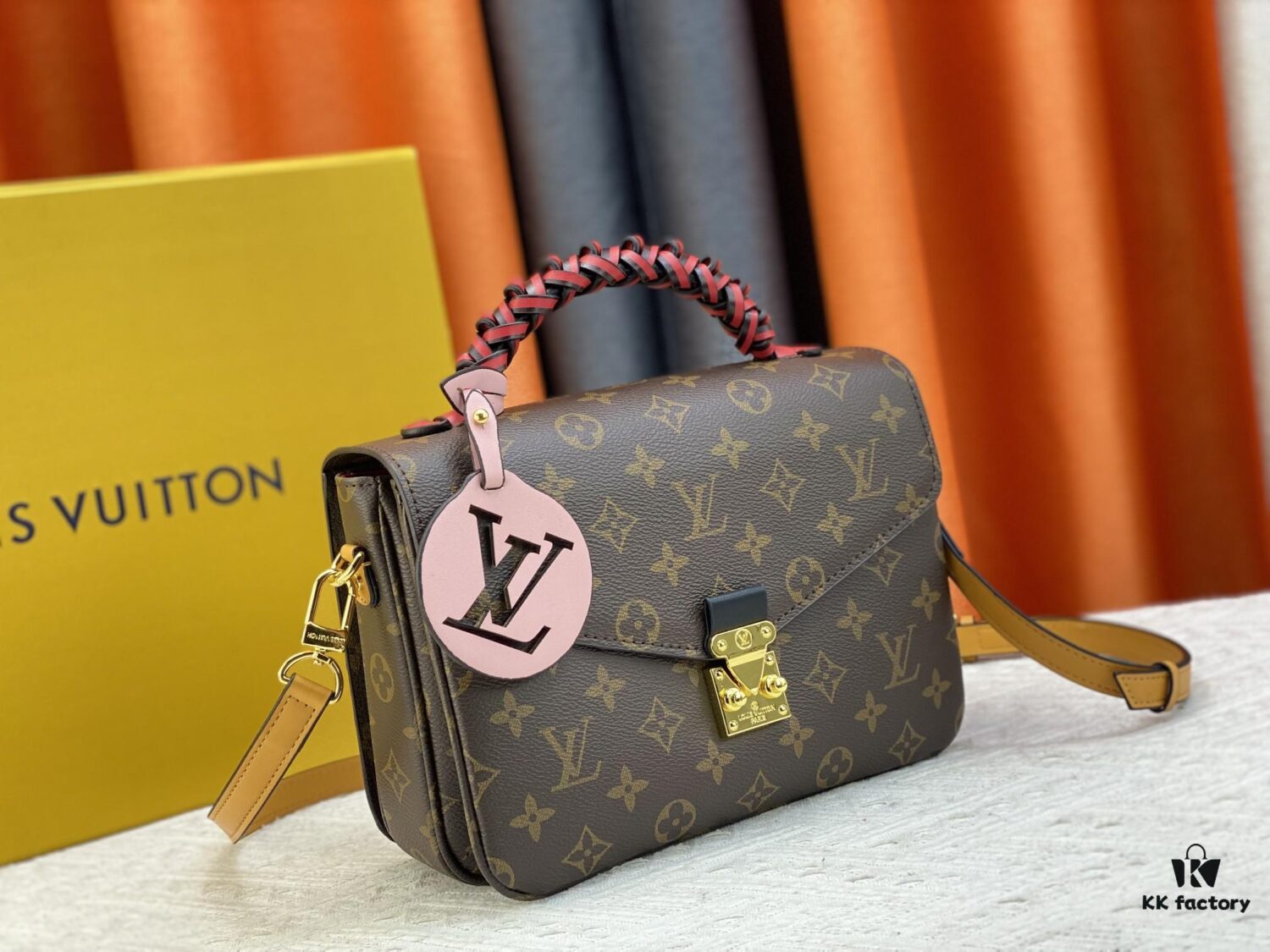 Upgraded Original M40780 POCHETTE METIS Handbag M44668 Burgundy M45152 White M43984 Orange Messenger Bag