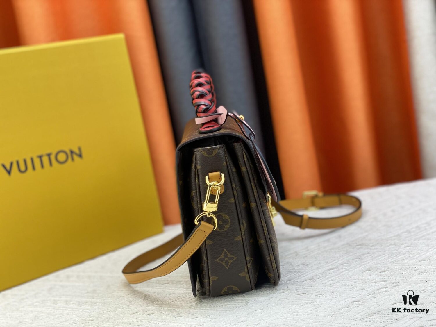 Upgraded Original M40780 POCHETTE METIS Handbag M44668 Burgundy M45152 White M43984 Orange Messenger Bag