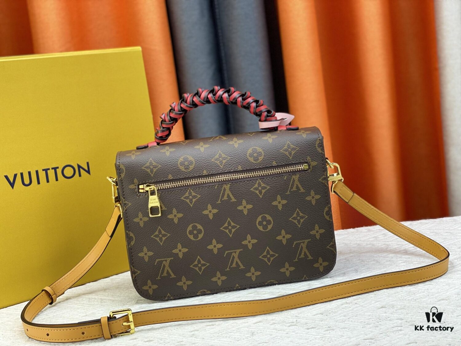 Upgraded Original M40780 POCHETTE METIS Handbag M44668 Burgundy M45152 White M43984 Orange Messenger Bag