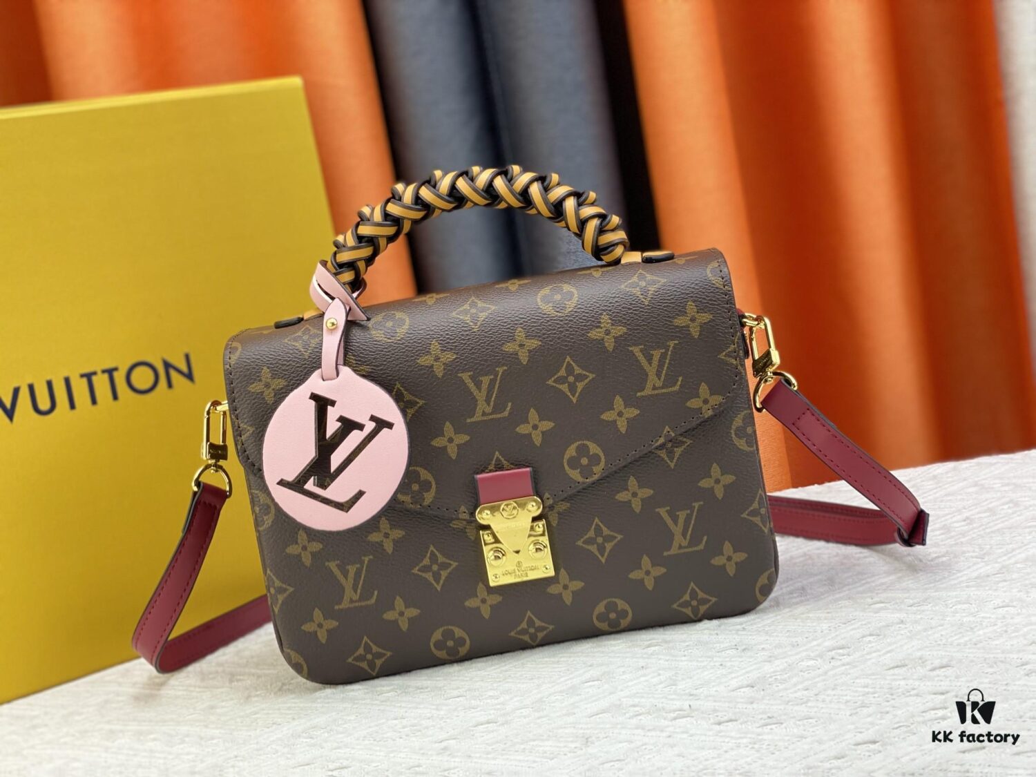 Upgraded Original M40780 POCHETTE METIS Handbag M44668 Claret M45152 White M43984 Orange Messenger Bag