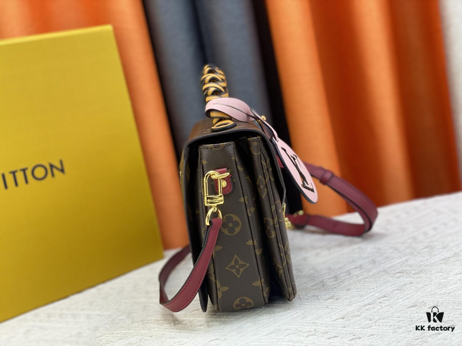 Upgraded Original M40780 POCHETTE METIS Handbag M44668 Claret M45152 White M43984 Orange Messenger Bag