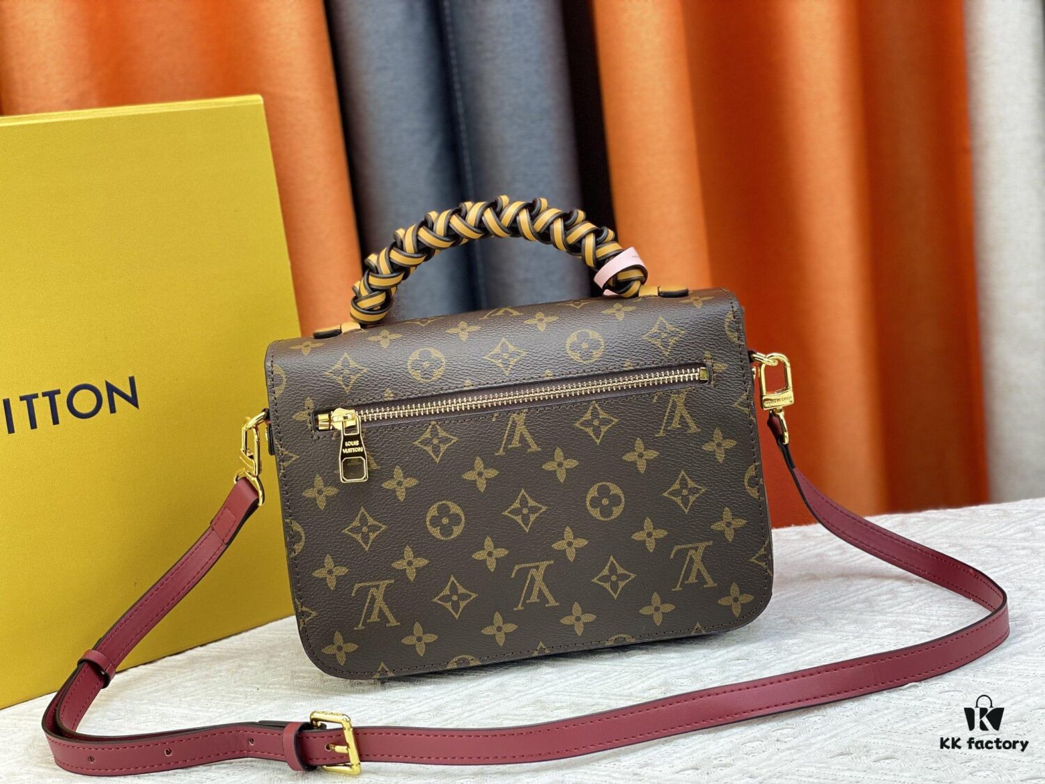 Upgraded Original M40780 POCHETTE METIS Handbag M44668 Claret M45152 White M43984 Orange Messenger Bag