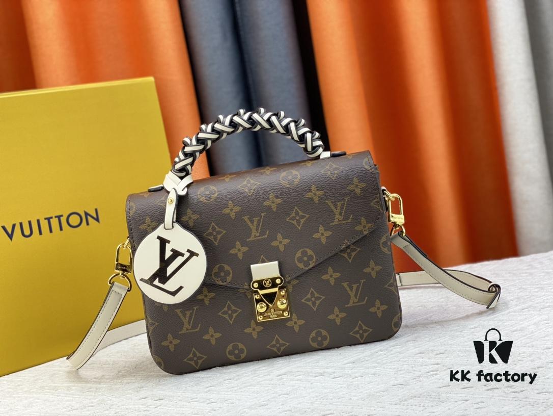 Upgraded Original M40780 POCHETTE METIS Handbag M44668 Burgundy M45152 White M43984 Orange Messenger Bag