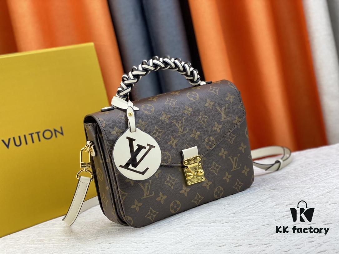 Upgraded Original M40780 POCHETTE METIS Handbag M44668 Burgundy M45152 White M43984 Orange Messenger Bag