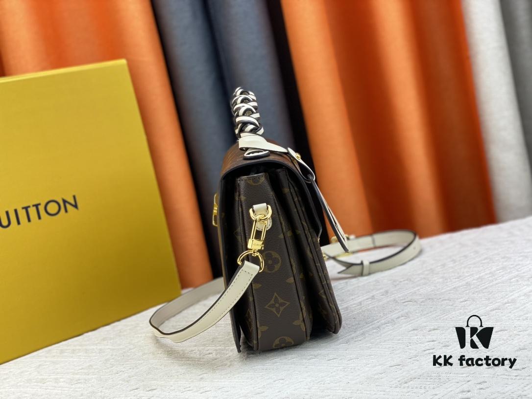 Upgraded Original M40780 POCHETTE METIS Handbag M44668 Burgundy M45152 White M43984 Orange Messenger Bag