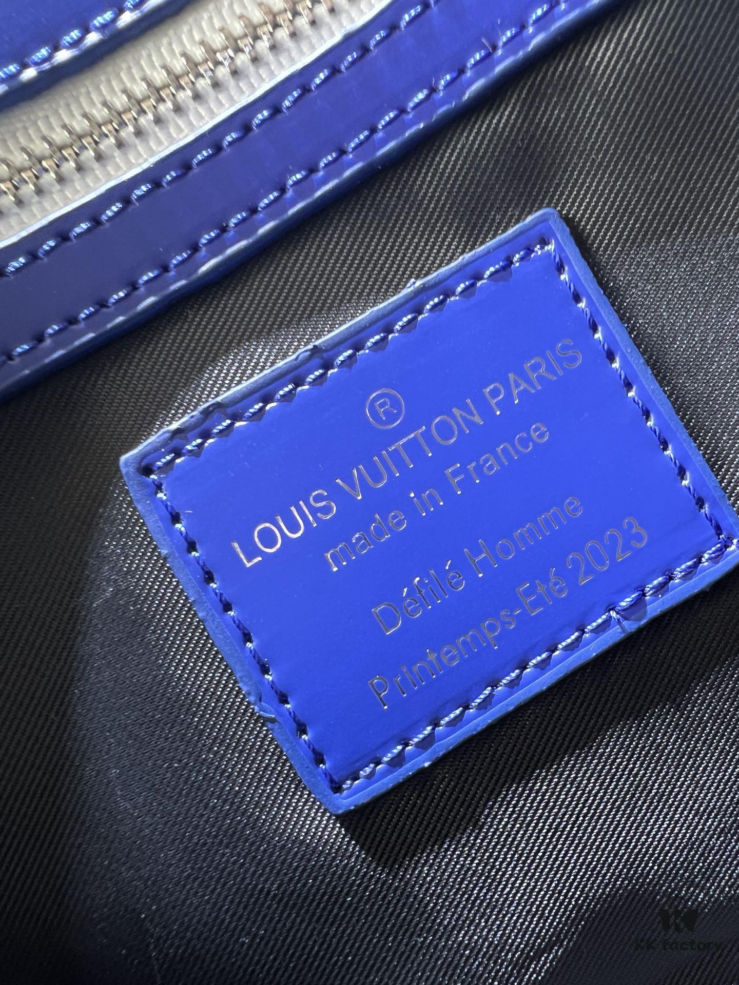 Keepall Bandoulière 45 Travel Bag in Monogram Coated Canvas with Cowhide Leather