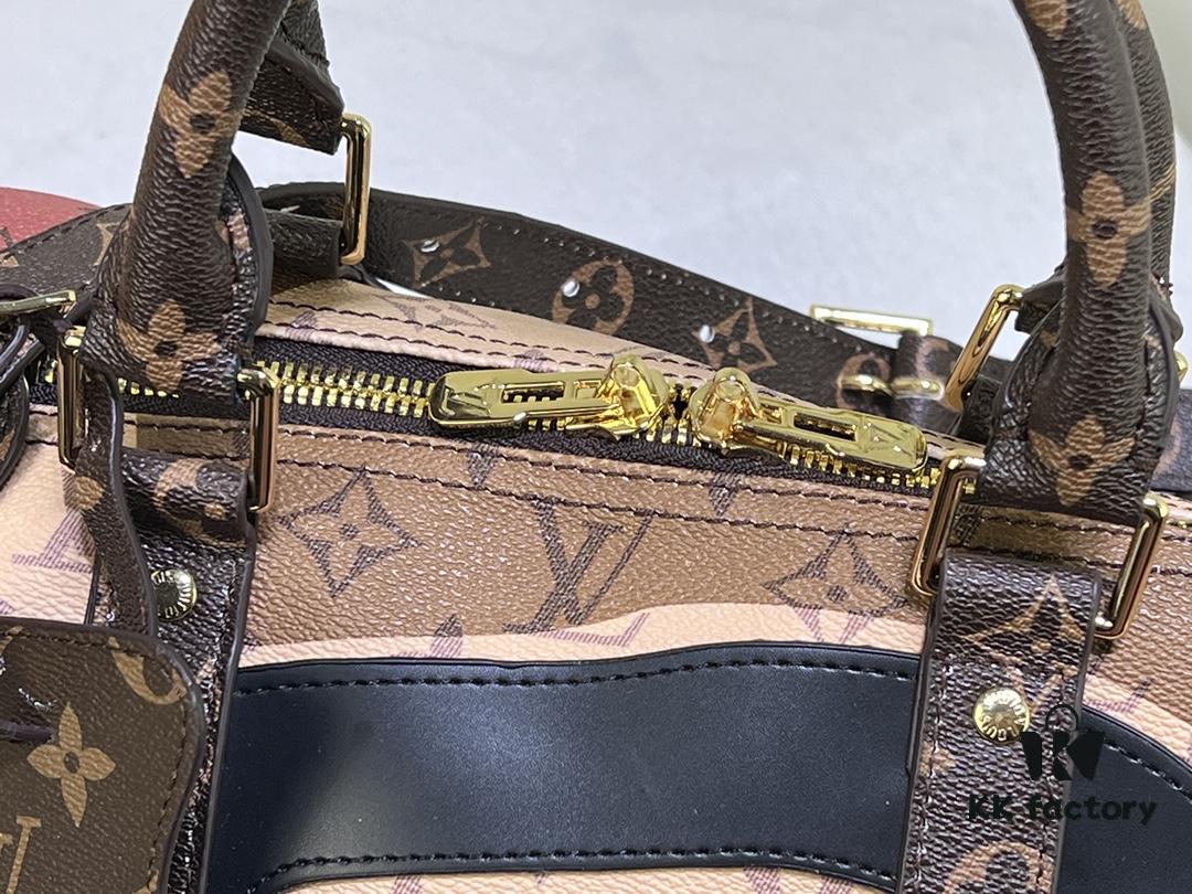 LV Portrait Collection Keepall Bandoulière 55 Travel Bag