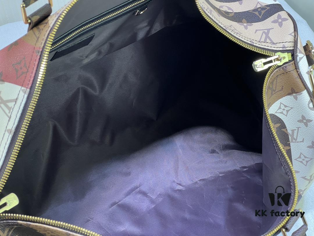 LV Portrait Collection Keepall Bandoulière 55 Travel Bag