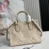 Top-Quality Original Order, Exclusive Real Photos M45653 White Embossed M46569 OnTheGo Small Tote Bag