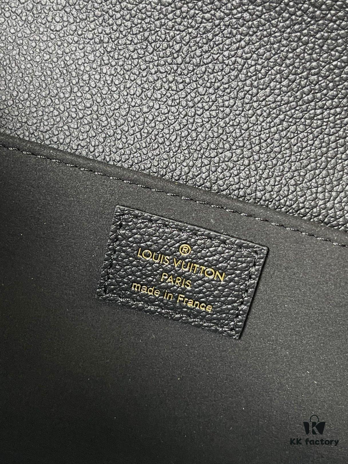 693088f76e68136f4d9a8a67 Top Quality Original Order Exclusive Real Shot M46596 Black Silkscreen Full Leather Messenger Bag Series Small East West Métis Handbag