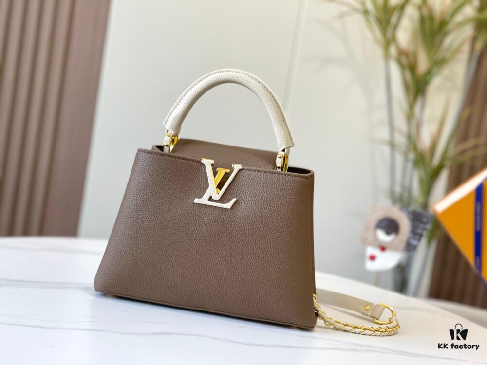 Exclusive On-Site Photo - Factory Outlet M59512 m59653 Capucines BB Handbag in Taurillon Leather