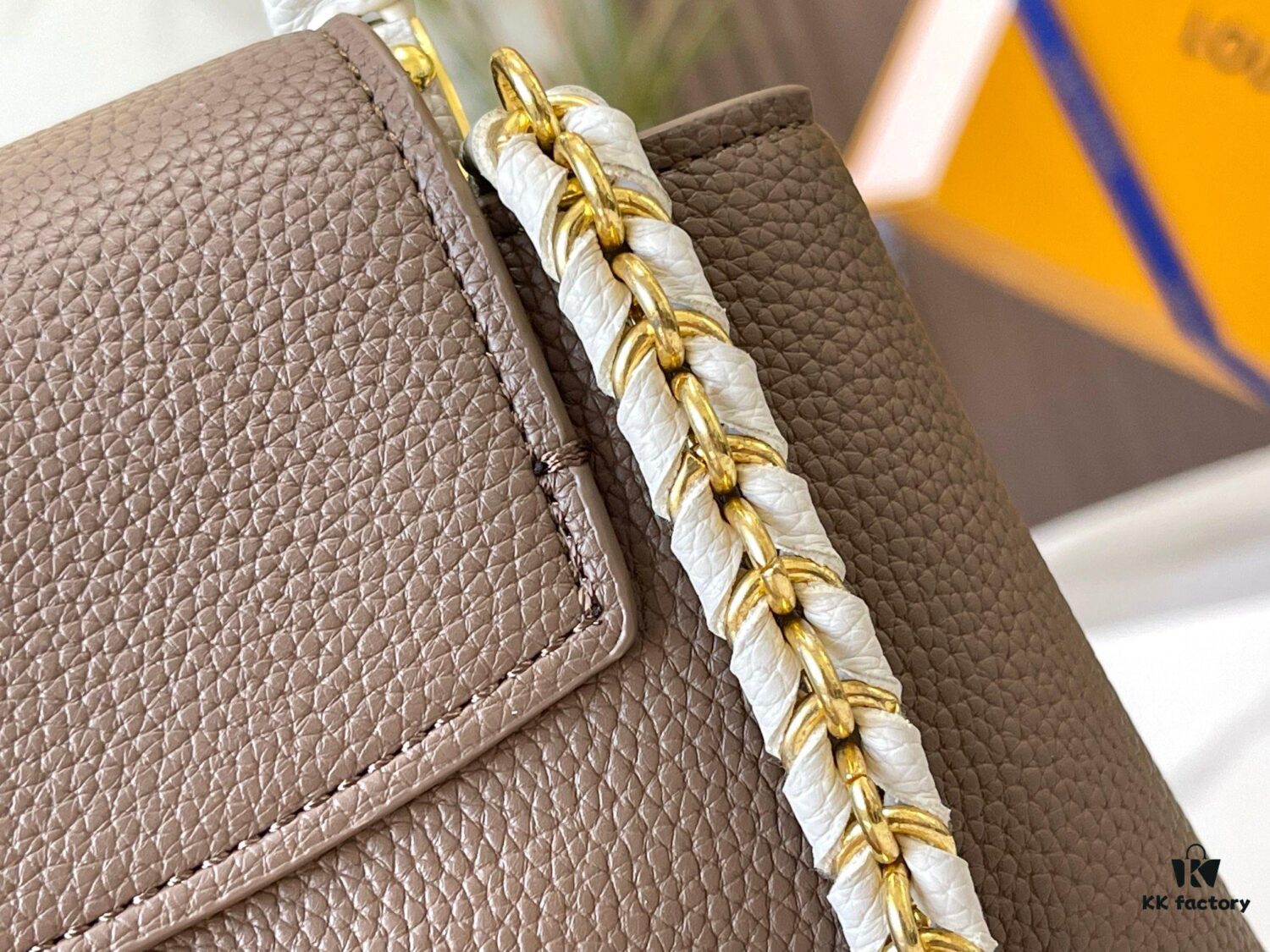 Exclusive On-Site Photo - Factory Outlet M59512 m59653 Capucines BB Handbag in Taurillon Leather