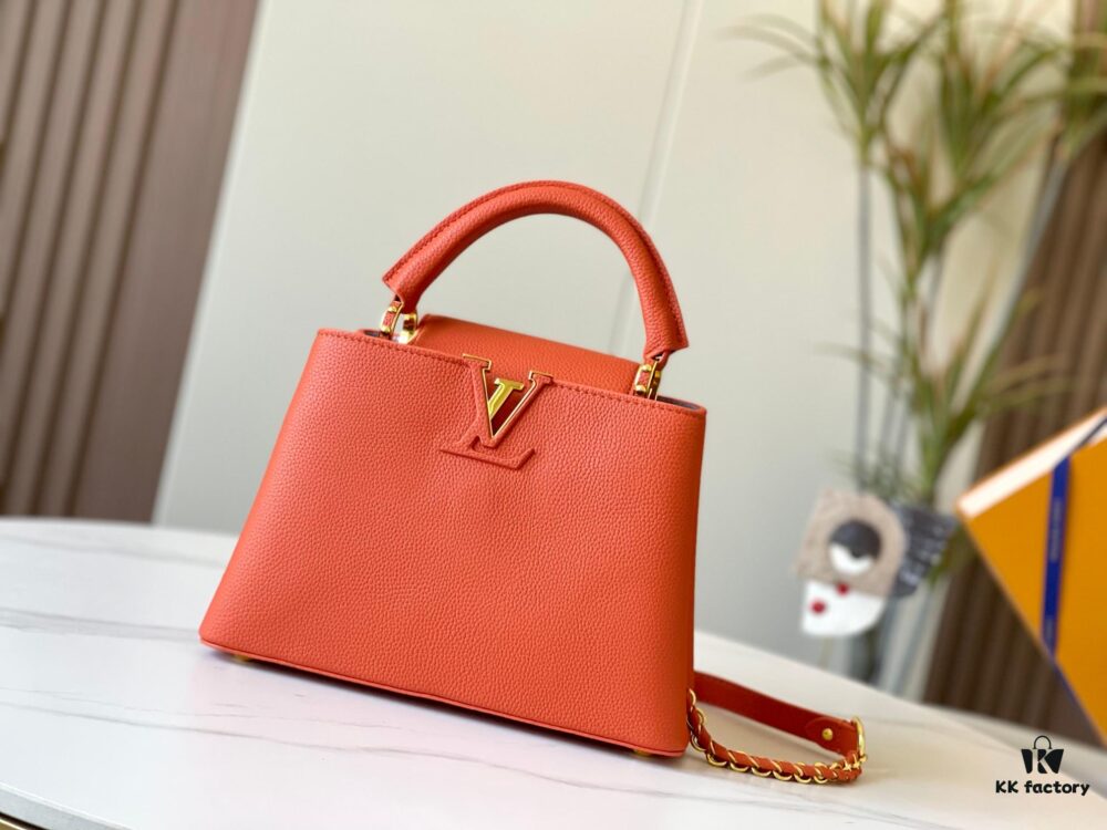 Exclusive On-Site Photo - Factory Outbound M59512 m59653 Capucines BB Handbag in Taurillon Leather