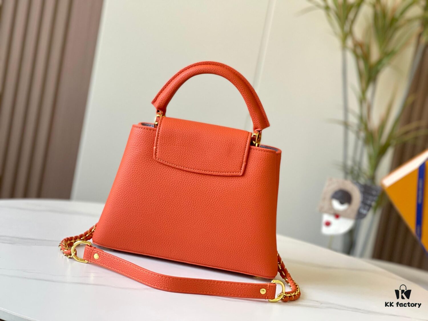 Exclusive On-Site Photo - Factory Outbound M59512 m59653 Capucines BB Handbag in Taurillon Leather