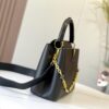 Upgraded Version M59209 Black Medium Capucines Handbag