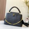 Upgraded Version M59209 Black Medium Capucines Handbag