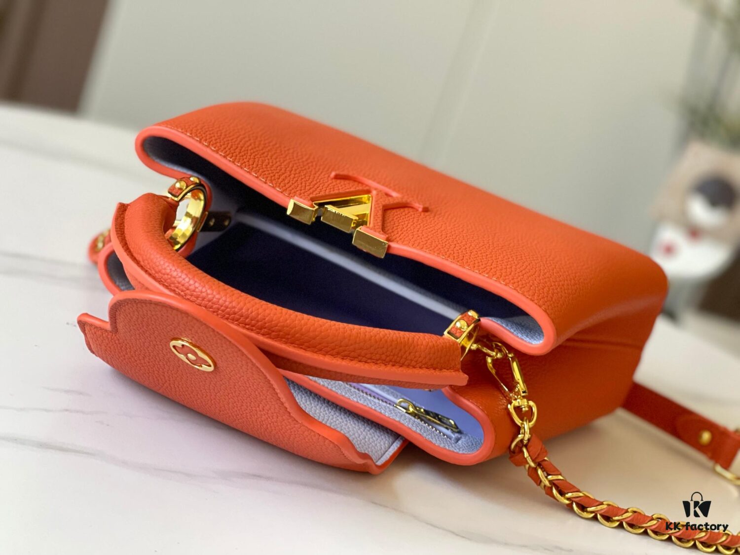 Exclusive On-Site Photo - Factory Outbound M59512 m59653 Capucines BB Handbag in Taurillon Leather