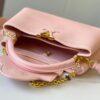 Upgraded M59209 Pink Capucines Medium Handbag