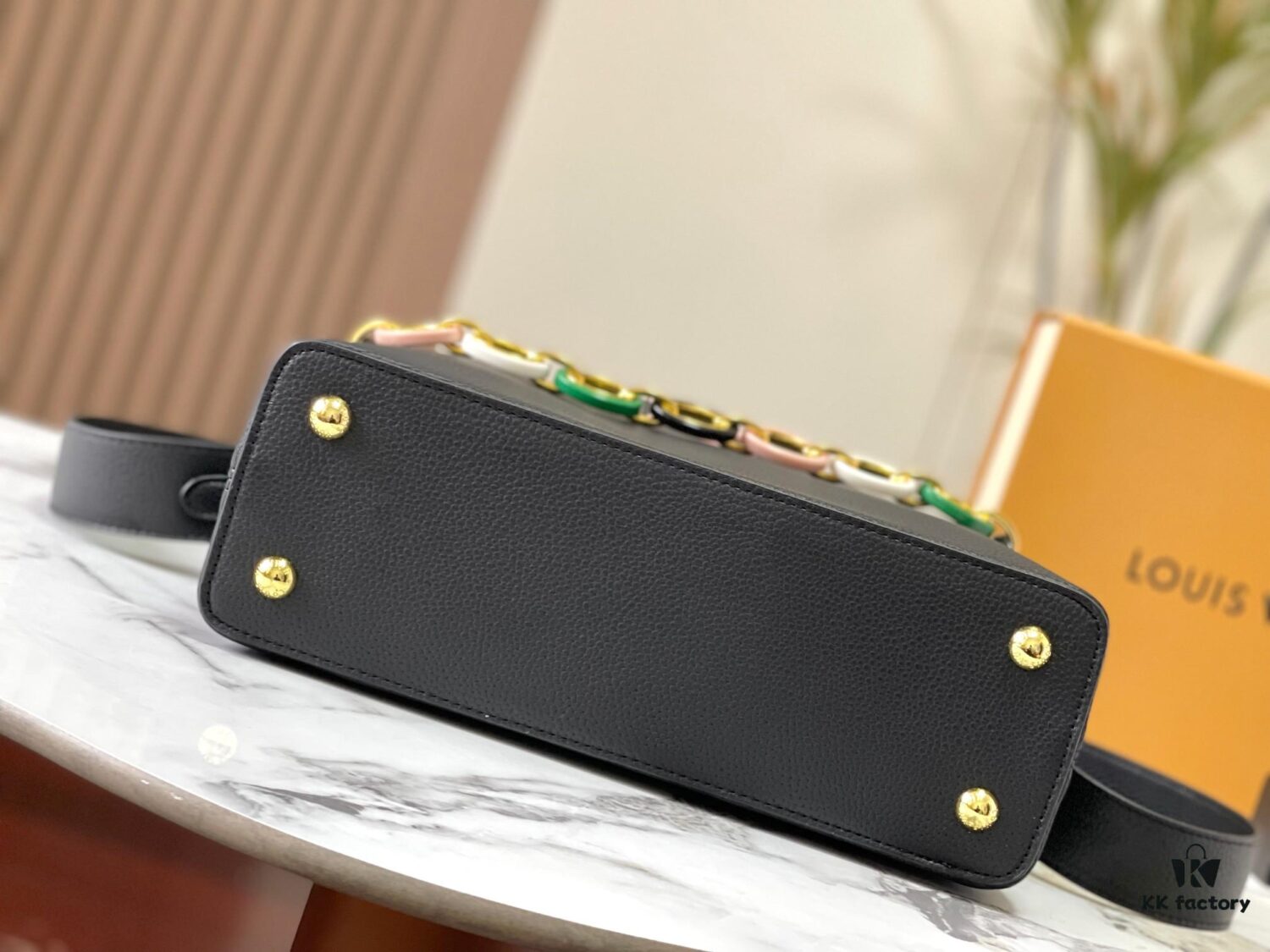 Upgraded M21652 Black Gold-Tone Hardware