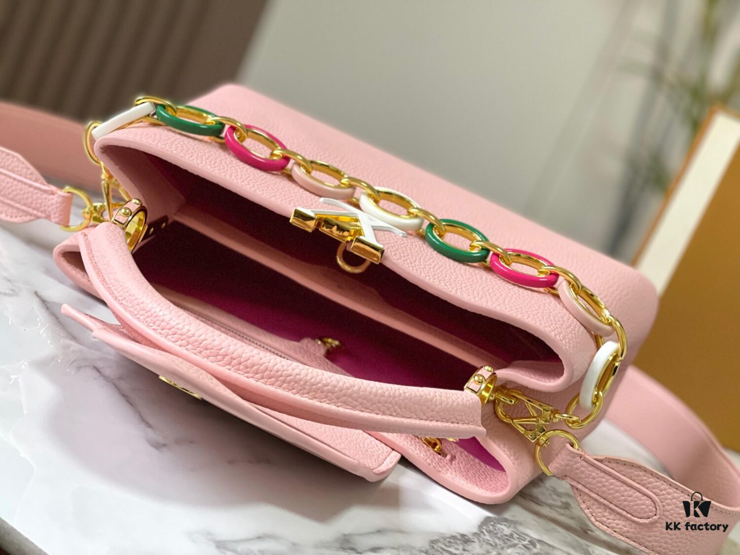 Upgraded M21652 Pink Gold-Tone Hardware