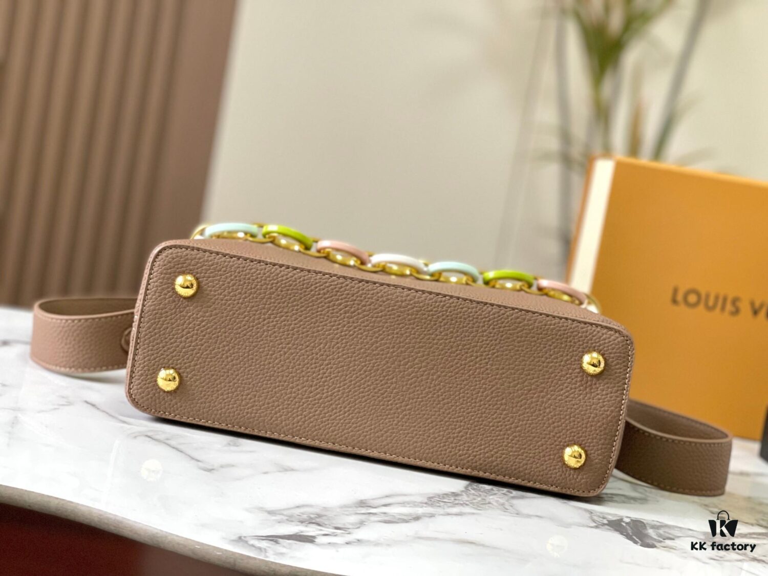 Upgraded M21652 Brown Gold-Tone Hardware