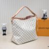 Wholesale Price Summer New Arrival: Stylish Damier Azur Canvas Calvi Tote Bag in Pomegranate Red