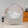 Wholesale Price Summer New Arrival: Stylish Damier Azur Canvas Calvi Tote Bag in Pomegranate Red