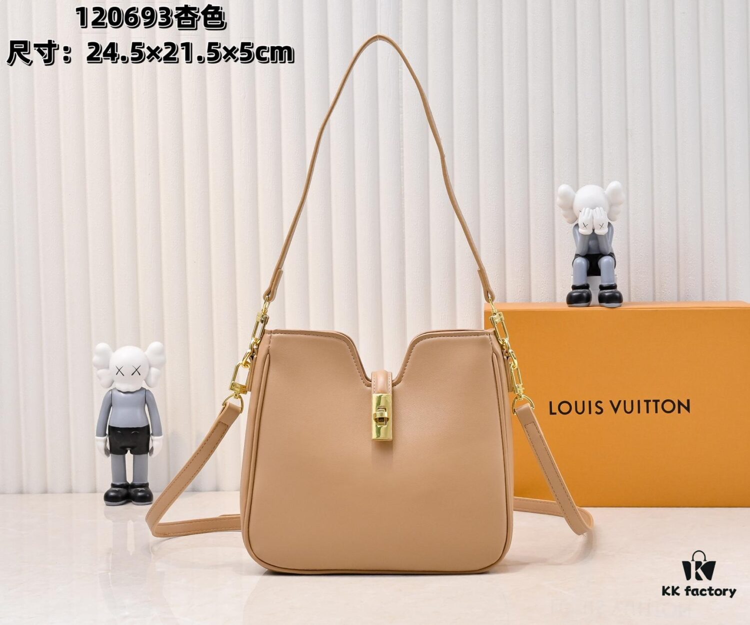 Louis Vuitton New Arrival Minimalist Elegant Design Hobo Bag Style No. 120693 119563