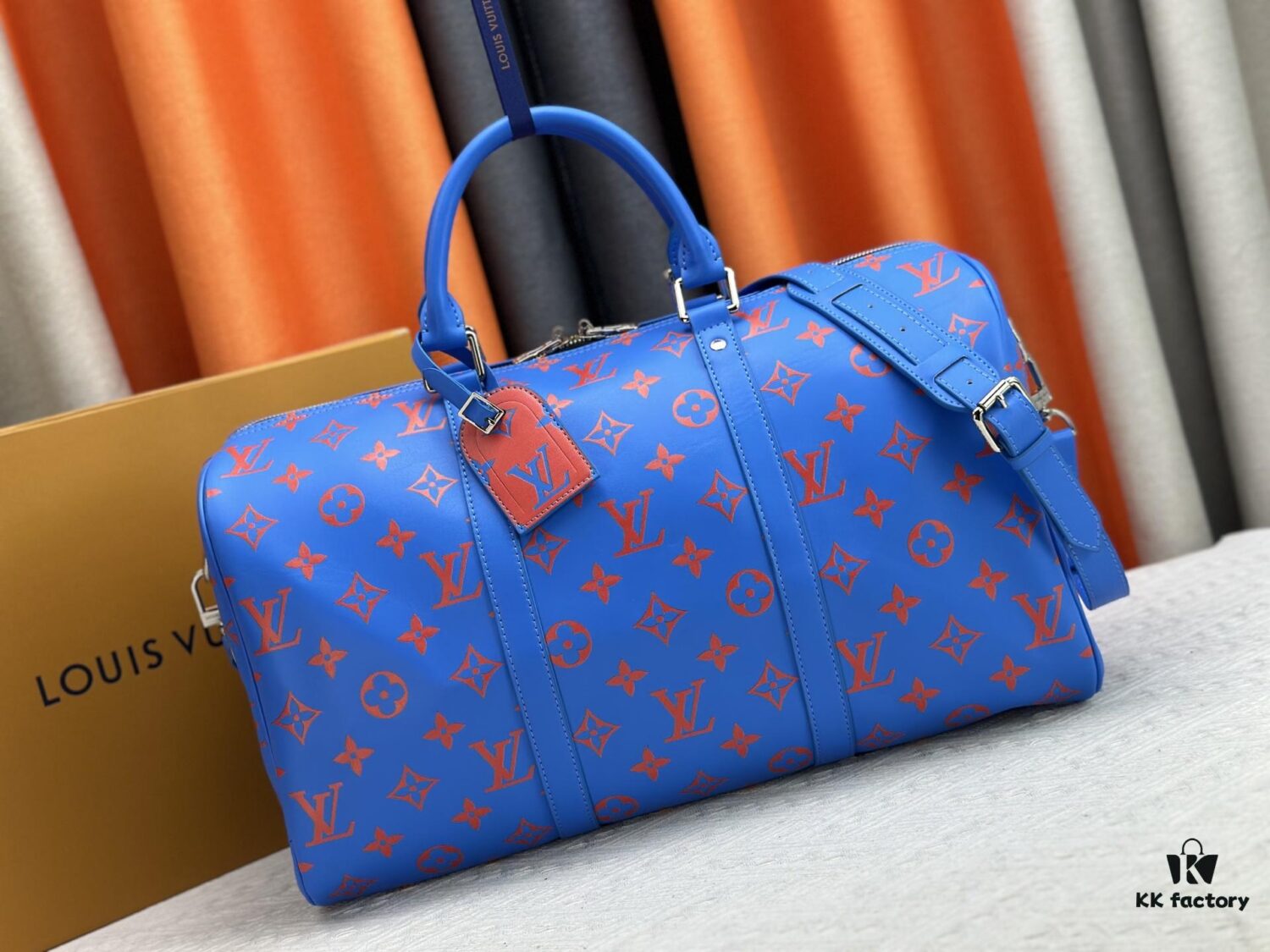 M41418 New 'Louis Vuitton x Takashi Murakami' Collaboration Keepall Bandouliere 45 Travel Bag