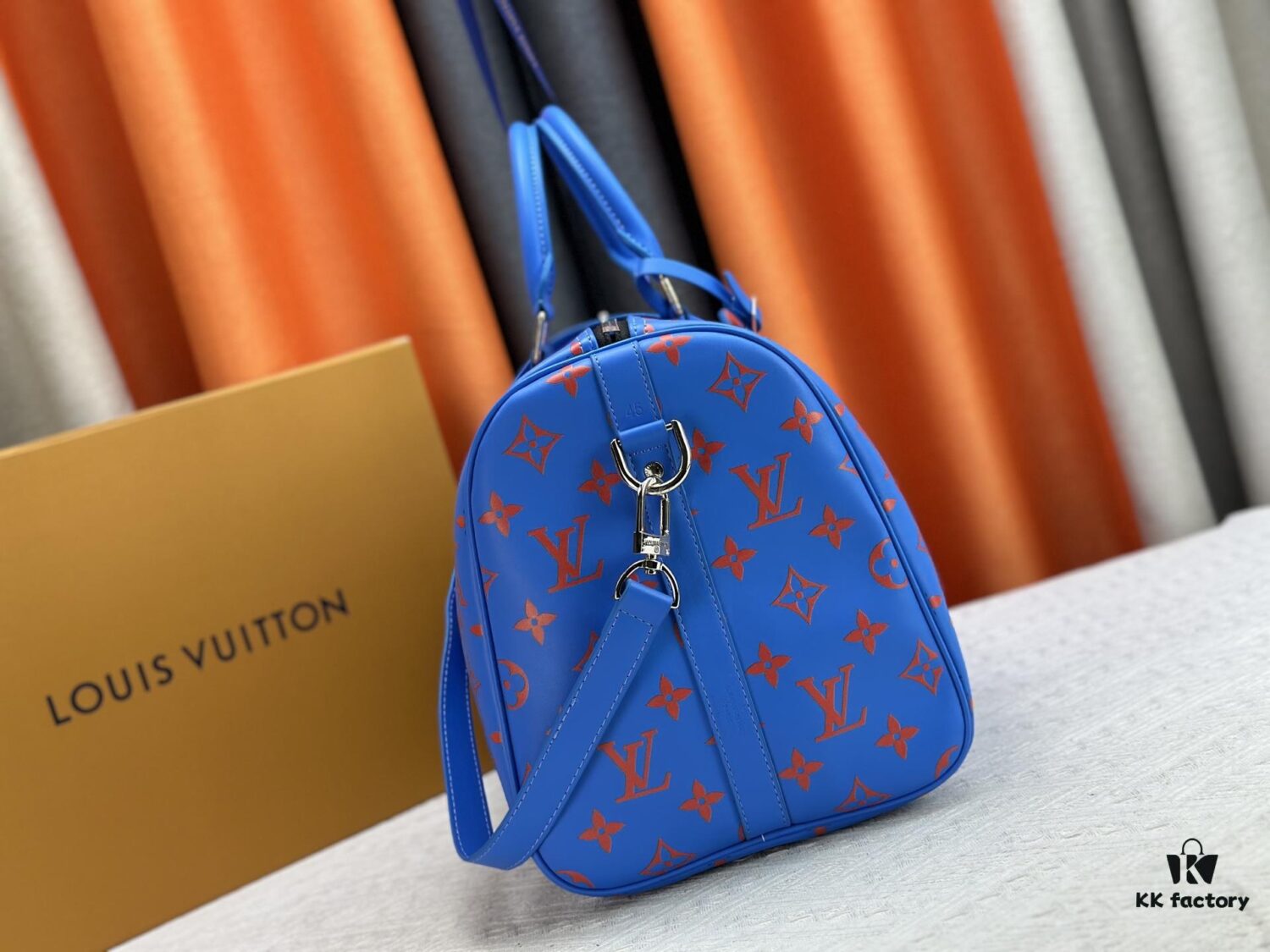 M41418 New 'Louis Vuitton x Takashi Murakami' Collaboration Keepall Bandouliere 45 Travel Bag
