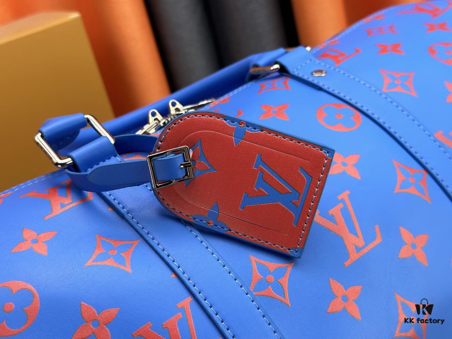 M41418 New 'Louis Vuitton x Takashi Murakami' Collaboration Keepall Bandouliere 45 Travel Bag