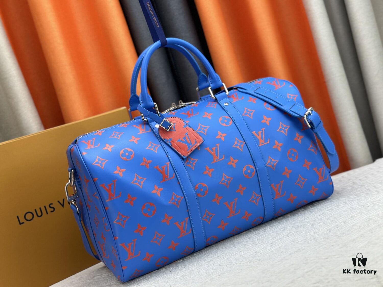 M41418 New 'Louis Vuitton x Takashi Murakami' Collaboration Keepall Bandouliere 45 Travel Bag