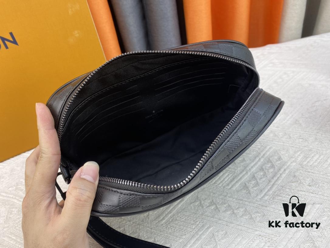 M82076 Latest Black Floral, Black Checkered, Embossed Checkered, Vintage Checkered, Brown Checkered, and Embossed Pochette Kasai Clutch