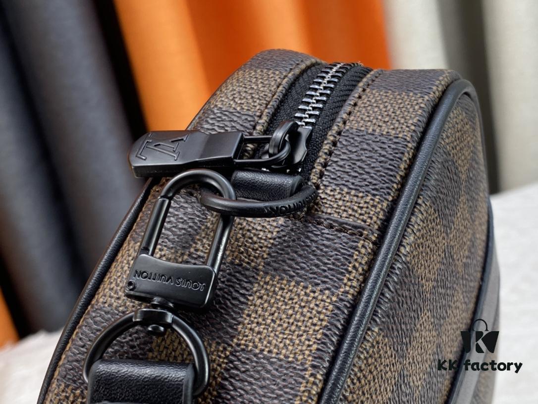 M82076 Latest Black Floral, Black Checkered, Embossed Checkered, Aged Floral, Brown Checkered, and Embossed Pochette Kasai Clutch