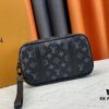 M82076 Latest Black Floral, Black Checkered, Embossed Checkered, Vintage Checkered, Brown Checkered, and Embossed Pochette Kasai Clutch