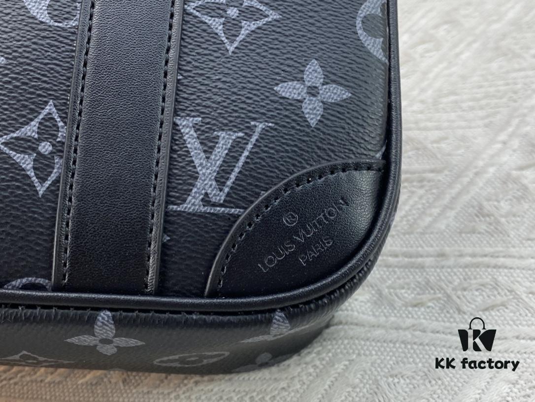 M82076 Latest Black Floral, Black Checkered, Embossed Checkered, Vintage Checkered, Brown Checkered, and Embossed Pochette Kasai Clutch