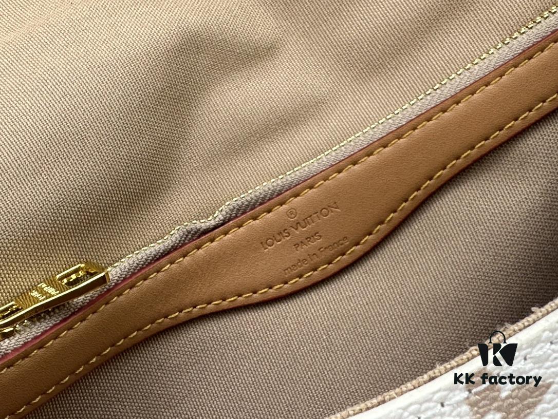 Authentic Studio Shot: M46386 M46388 M45985 Full Leather Baguette Bag Series, New Diane Handbag