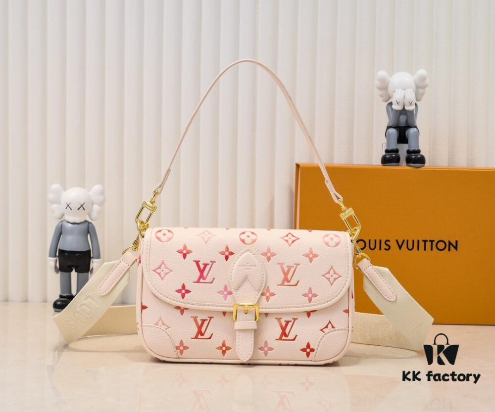 New Arrival M45985 Full Leather Gradient Oil Print Filigree Bag Series Diane Handbag