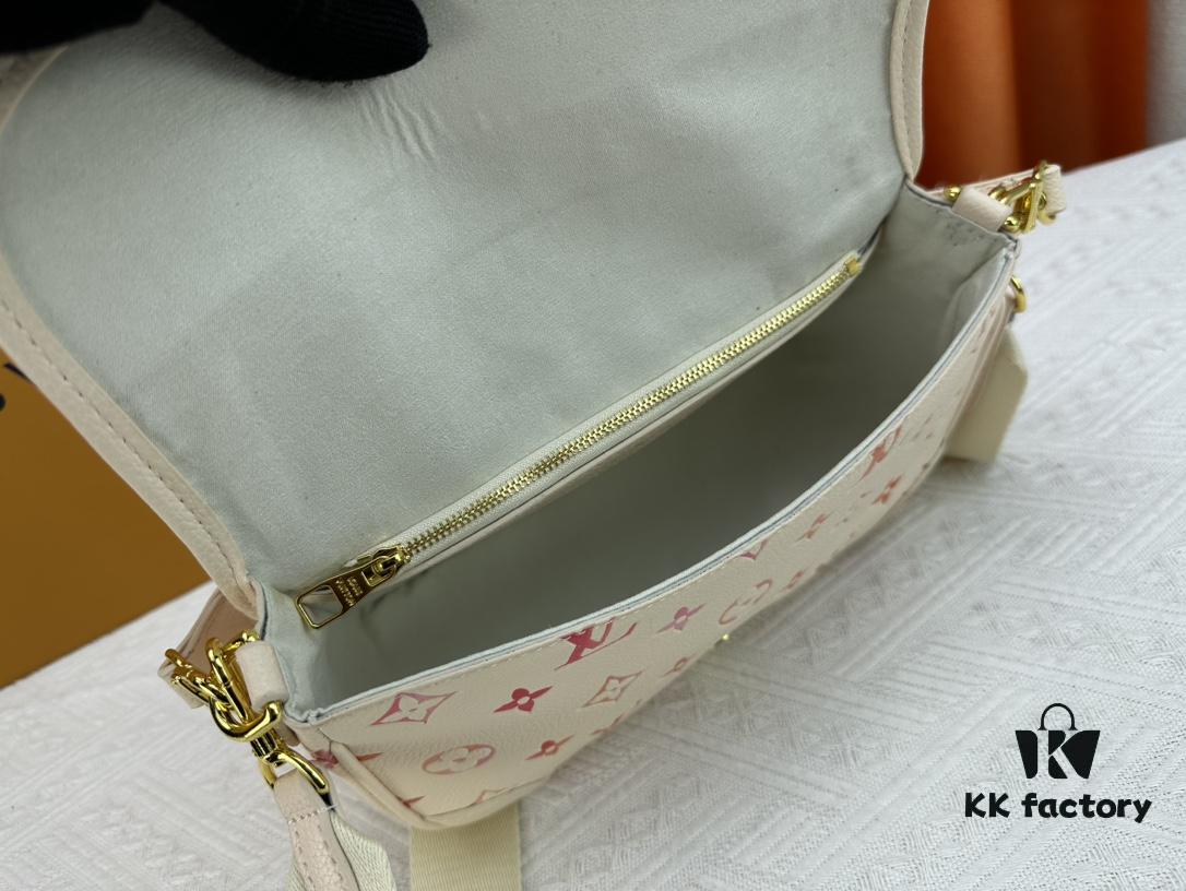 M45985 New Full Leather Gradient Oil Print Filigree Bag Diane Handbag