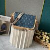 Upgraded M46386 M45985 Denim Baguette Diane Handbag