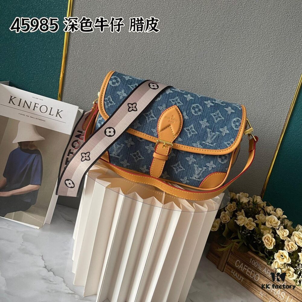 Upgraded Version M46386 M45985 Denim Croissant Bag Collection New Diane Handbag