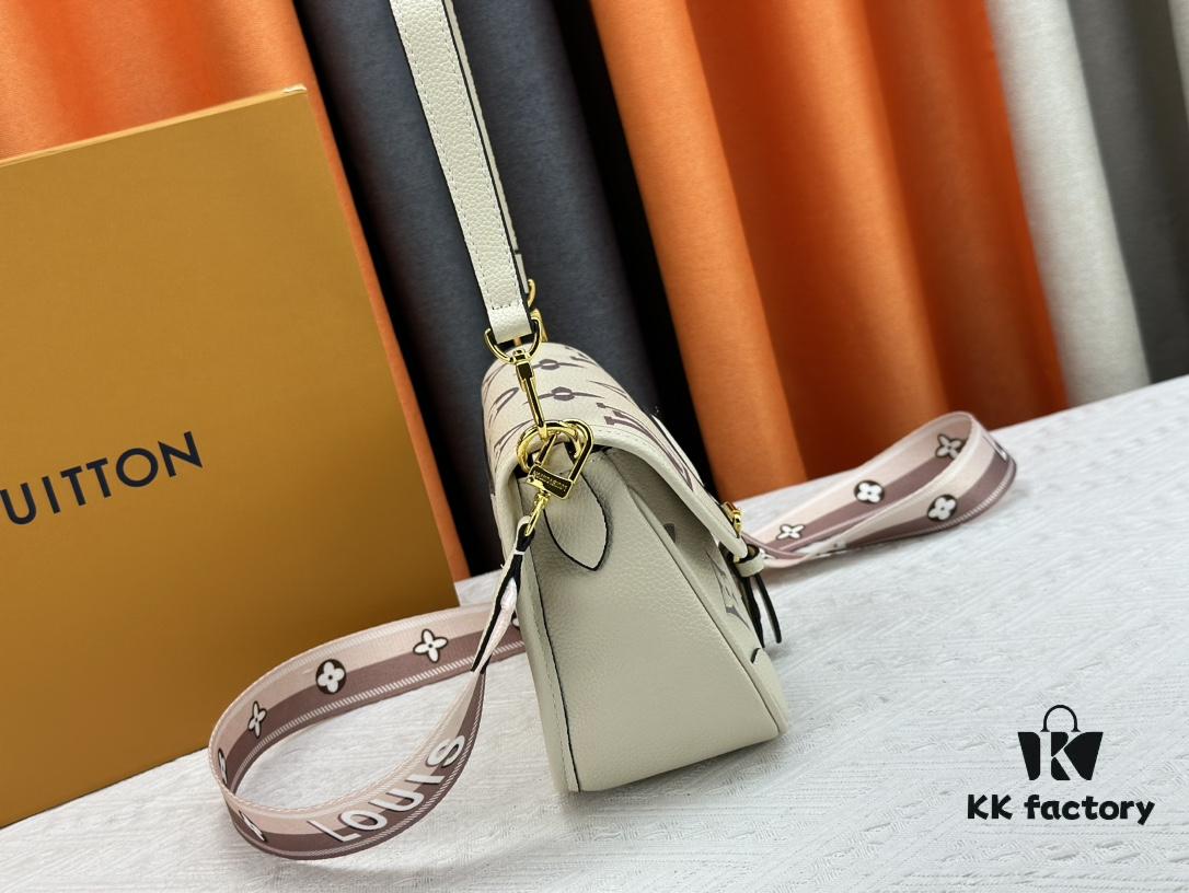 Authentic Shot M46386 M46388 M45985 M45683 M45684 Full Leather Baguette Bag Series New Diane Handbag